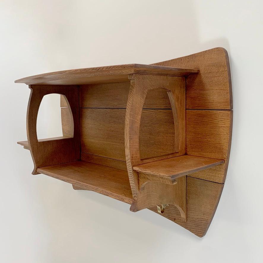 Art Nouveau Appendiabiti da parete con timbro Gustave Serrurier-Bovy, 1905 circa, Belgio. in vendita