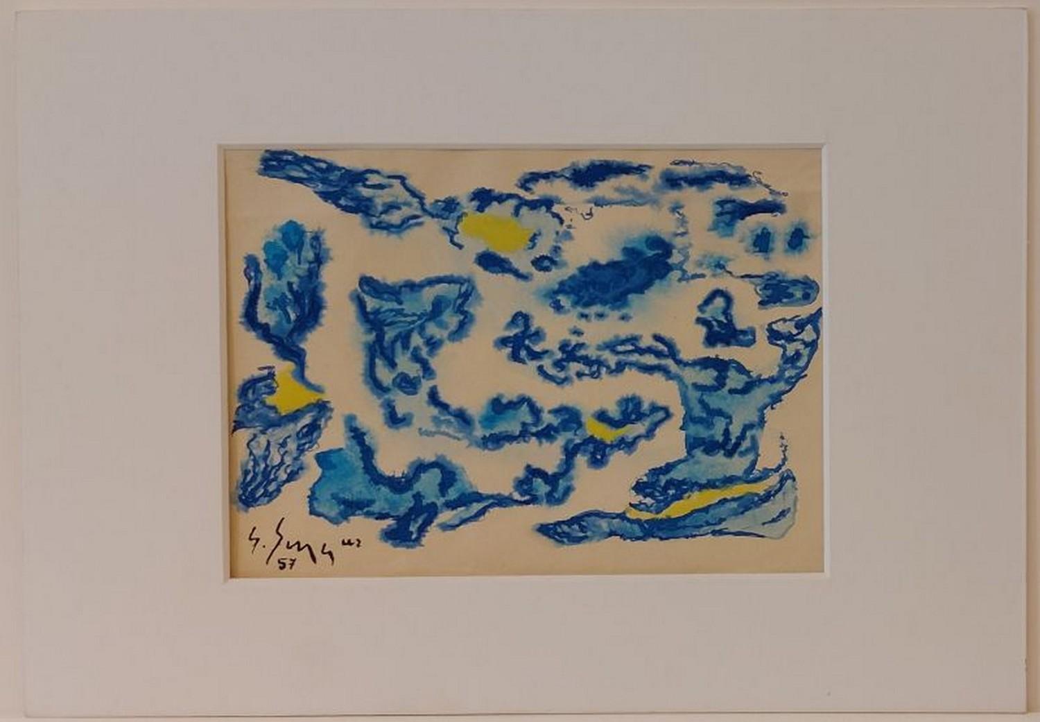 Nessun titolo - Painting di Gustave Singier