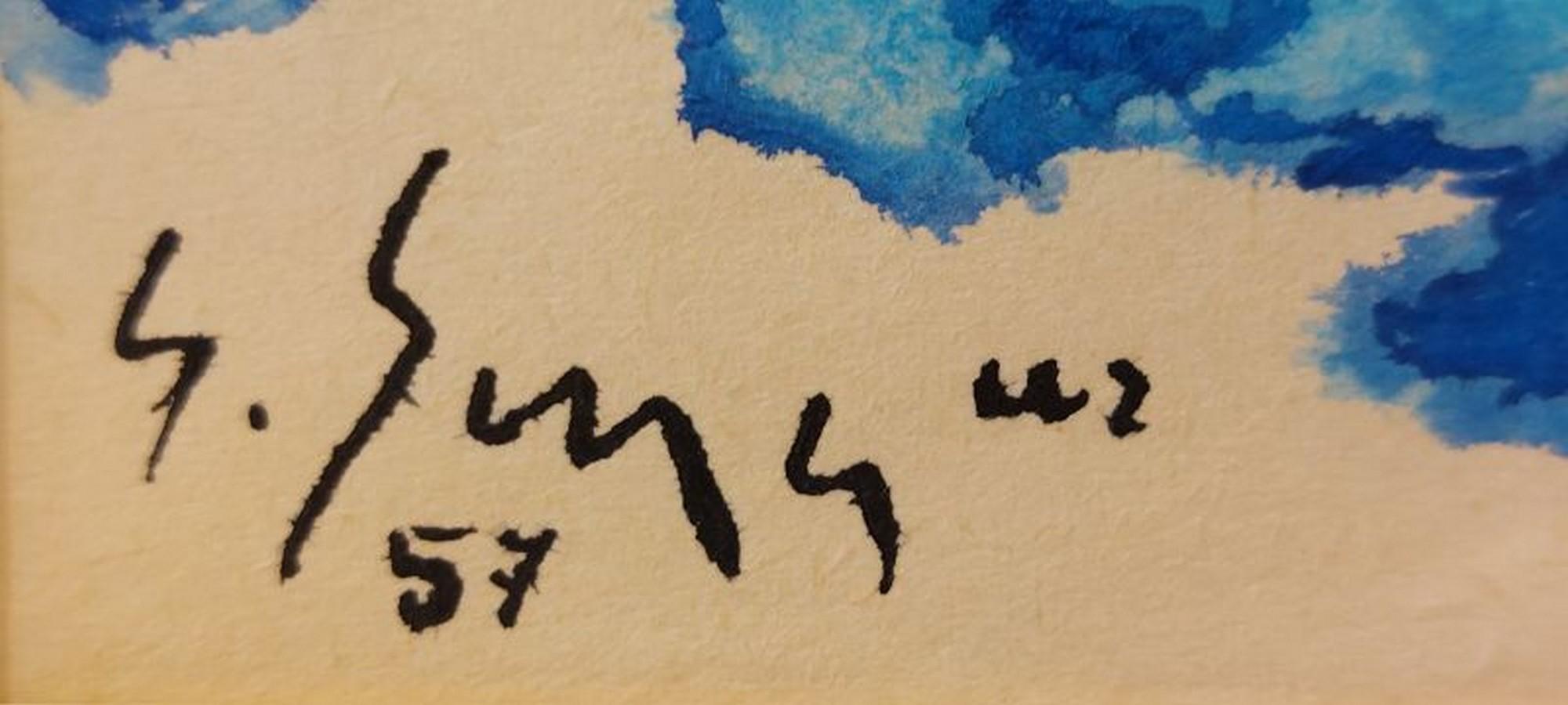 Nessun titolo - Painting Astratto di Gustave Singier