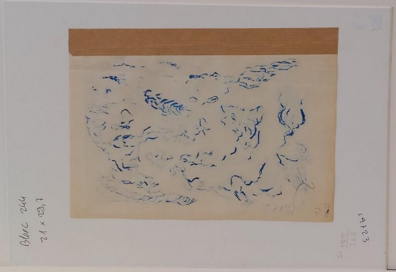 Nessun titolo - Abstract Painting Marrone di Gustave Singier