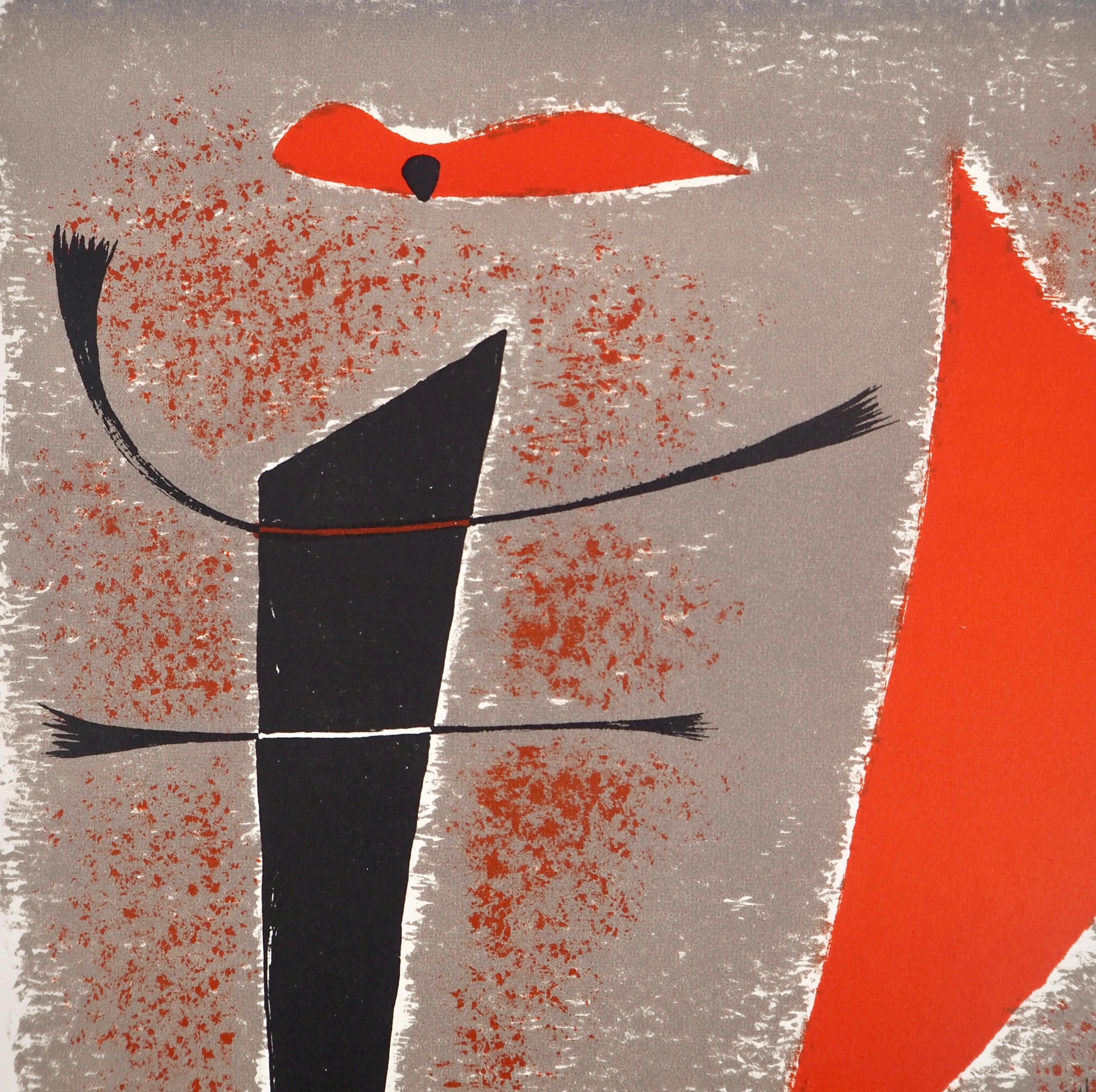Composición, Société internationale d'art XXe siècle - Print de Gustave Singier