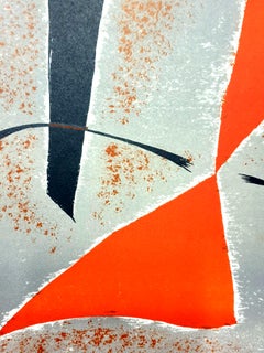 Gustave Singier - Pesce astratto - Litografia originale