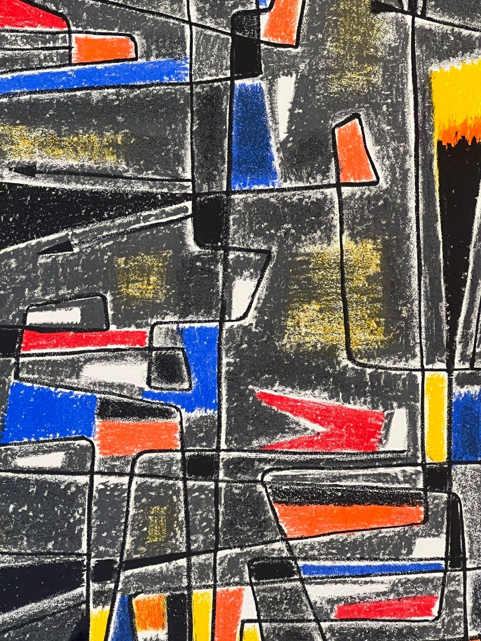 La Patriette de Gonzalve - Abstract Print by Gustave Singier