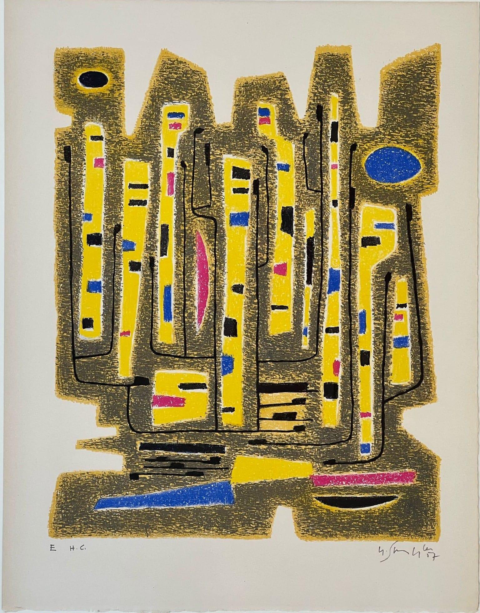 Le Contrapunctor de Buxtehude - Print by Gustave Singier