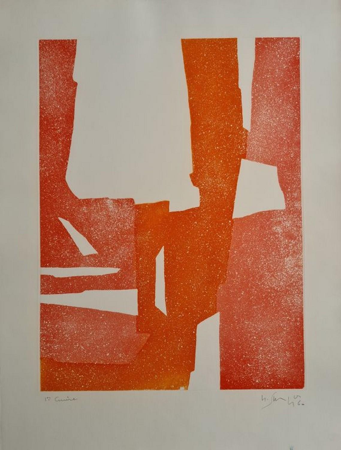 Gustave Singier Abstract Print - No title