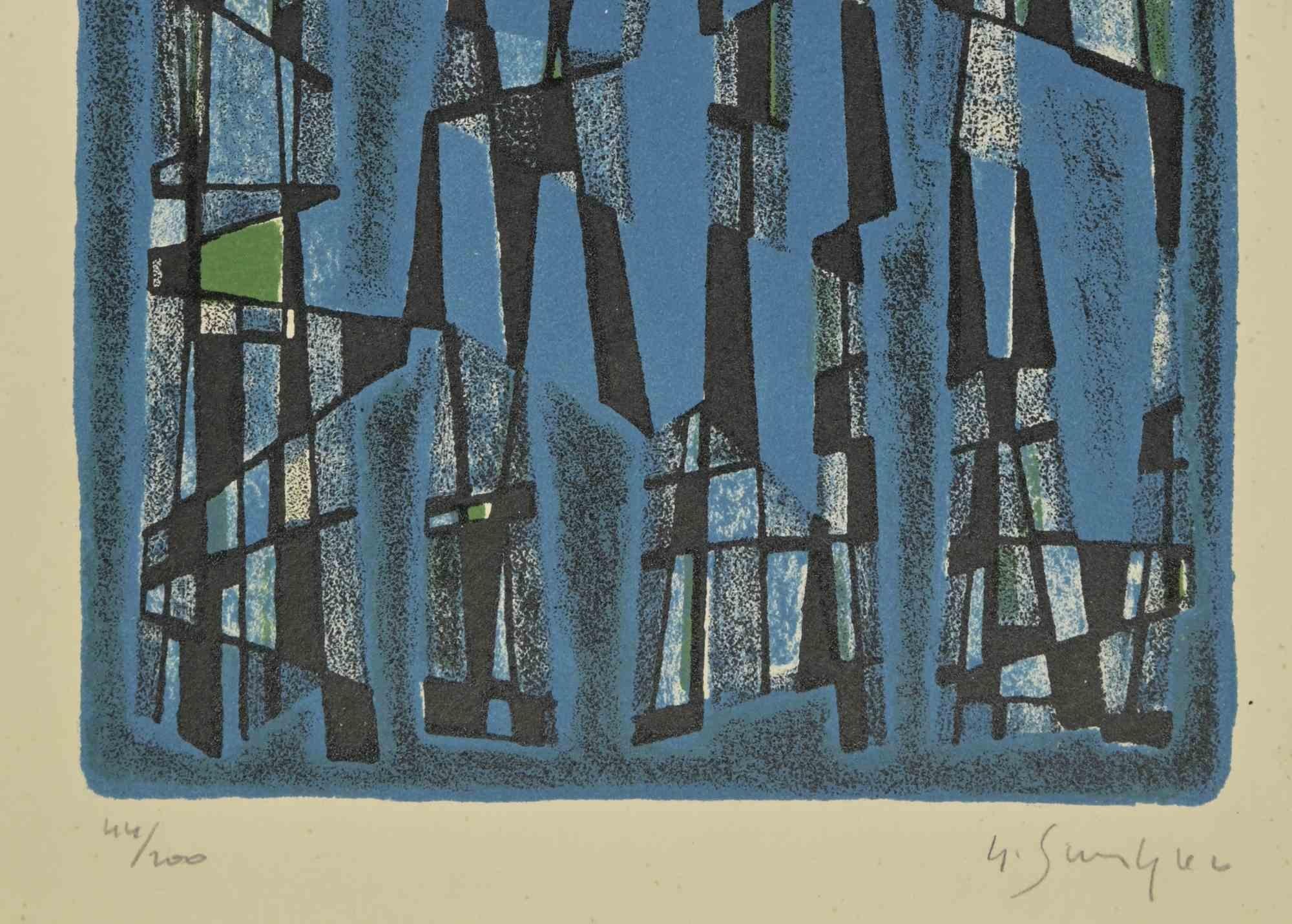 Sans titre - Lithographie de Gustave Singier - Années 1960 en vente 1