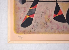 Veronica - Lithographie originale de Gustave Singier - 1953