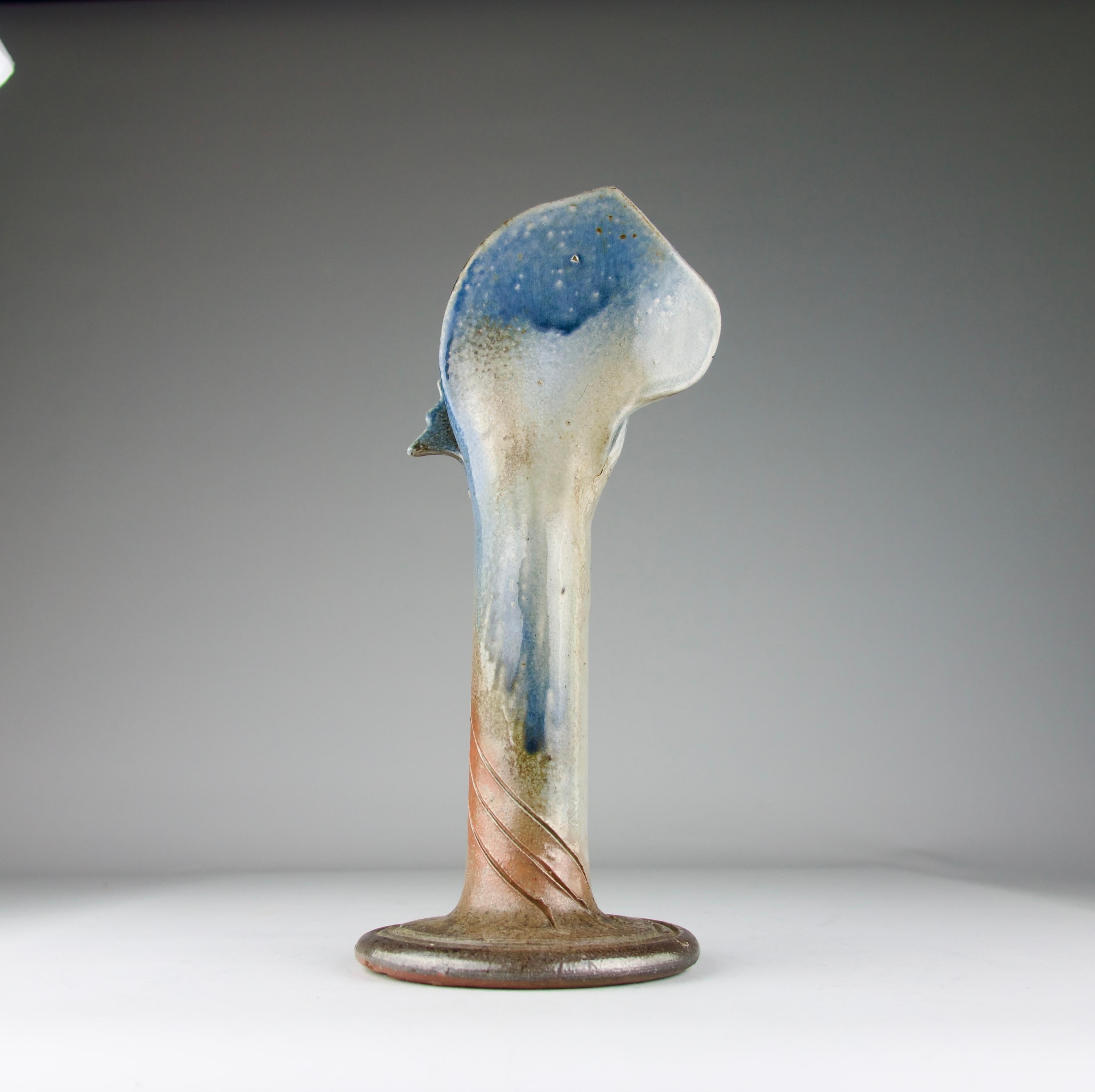 Ceramic Gustave Tiffoche, Tulip Vase, France, Late 20th Century For Sale