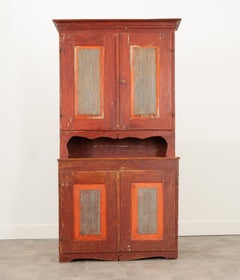 Gustavian 19th Century Cabinet with Original Paint