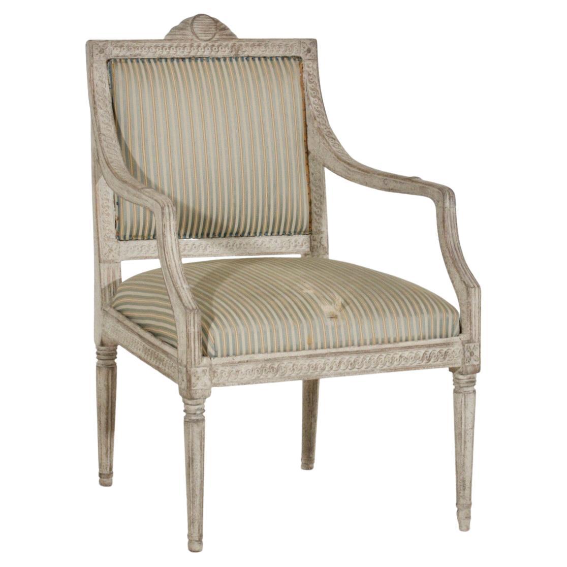 Gustavian Armchair, Early 19th C For Sale