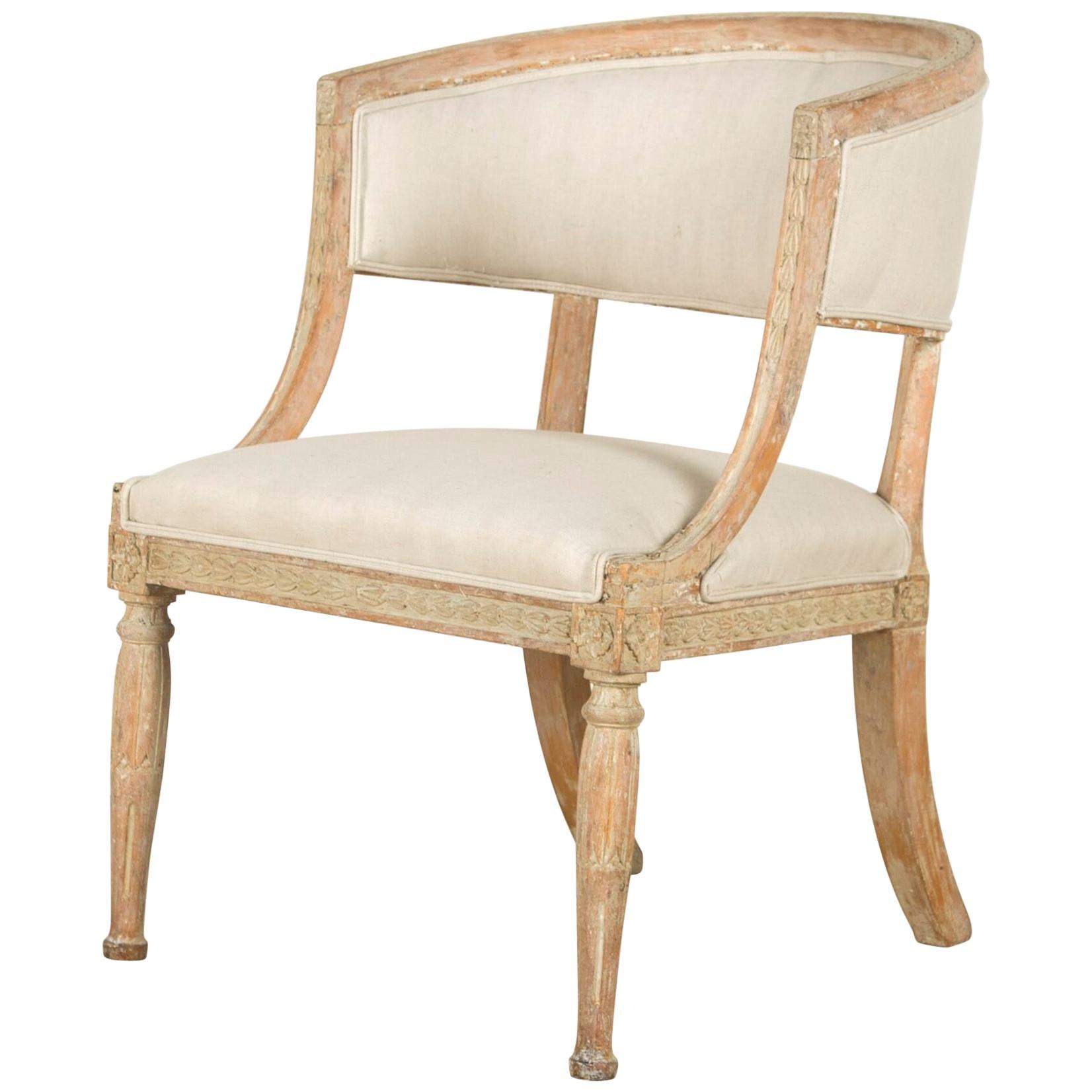 Gustavian Barrelback Chair