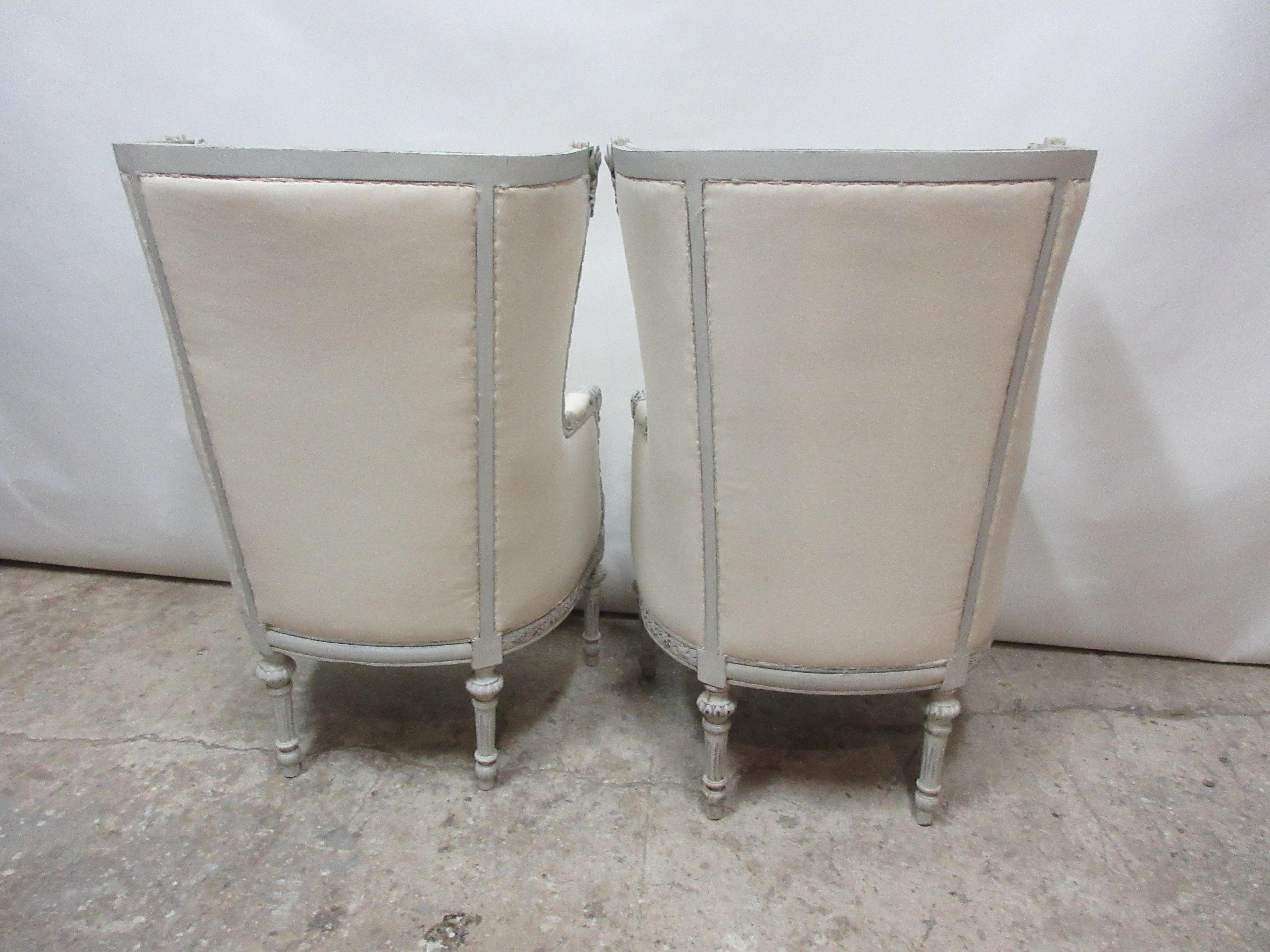 Gustavian Berger Chairs In Distressed Condition In Hollywood, FL