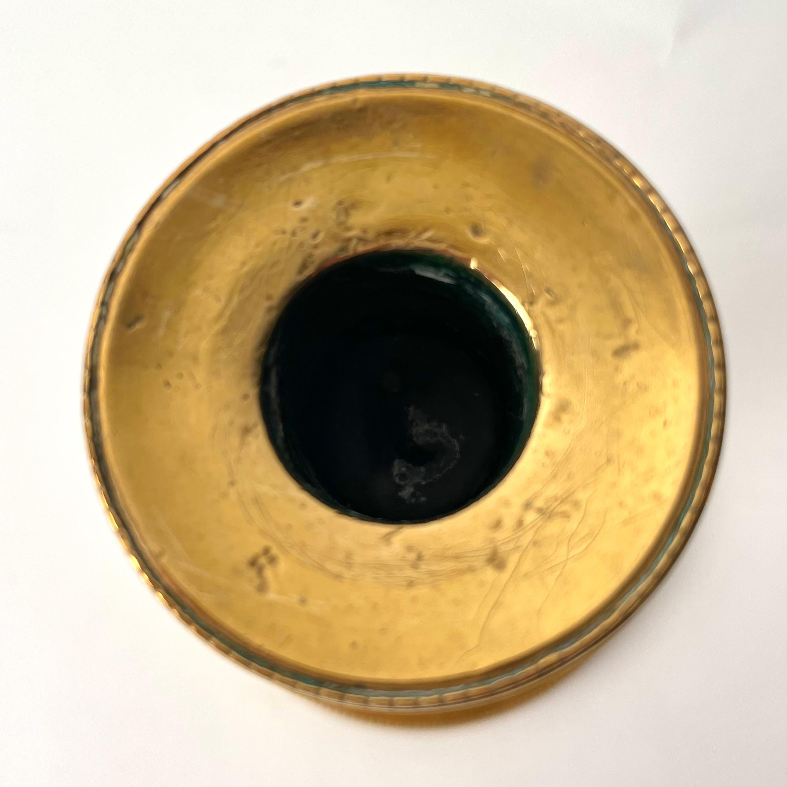 Gustavian Brass Candlesticks, Sweden 18th century For Sale 1