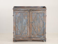 Gustavian Buffet in Blue Paint