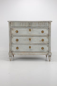 Gustavian Chest of Drawers, Sweden, 19th Century