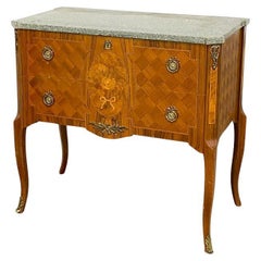 Vintage Gustavian Chest with Marble Top
