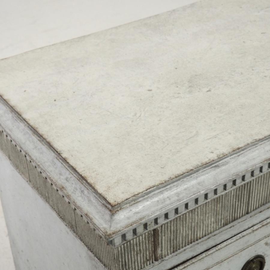 Gustavian Chest, with Original Hardware and Locks, circa 1770-1780 In Good Condition In Aalsgaarde, DK