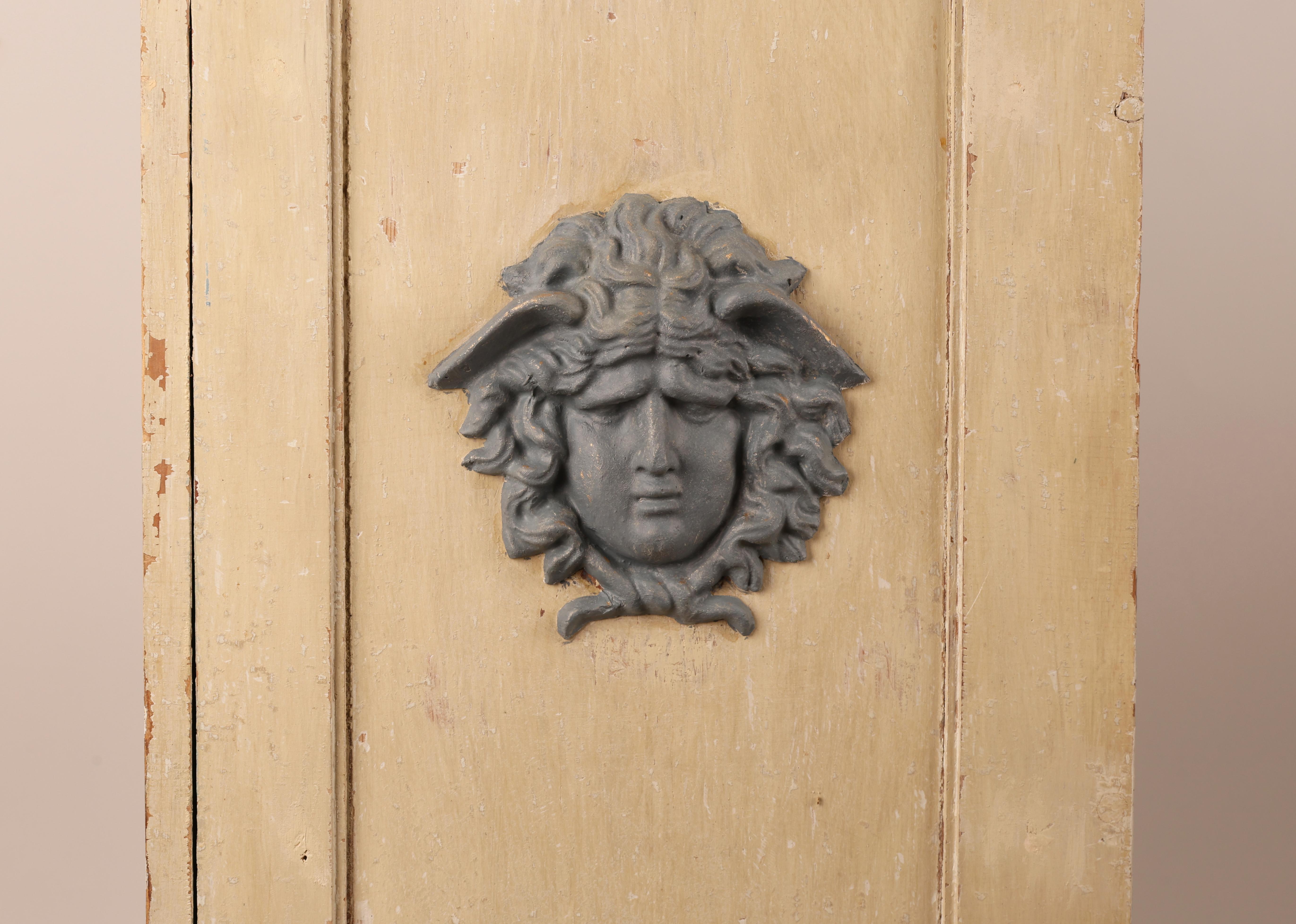 Swedish Gustavian Column Cabinet, 1810 For Sale