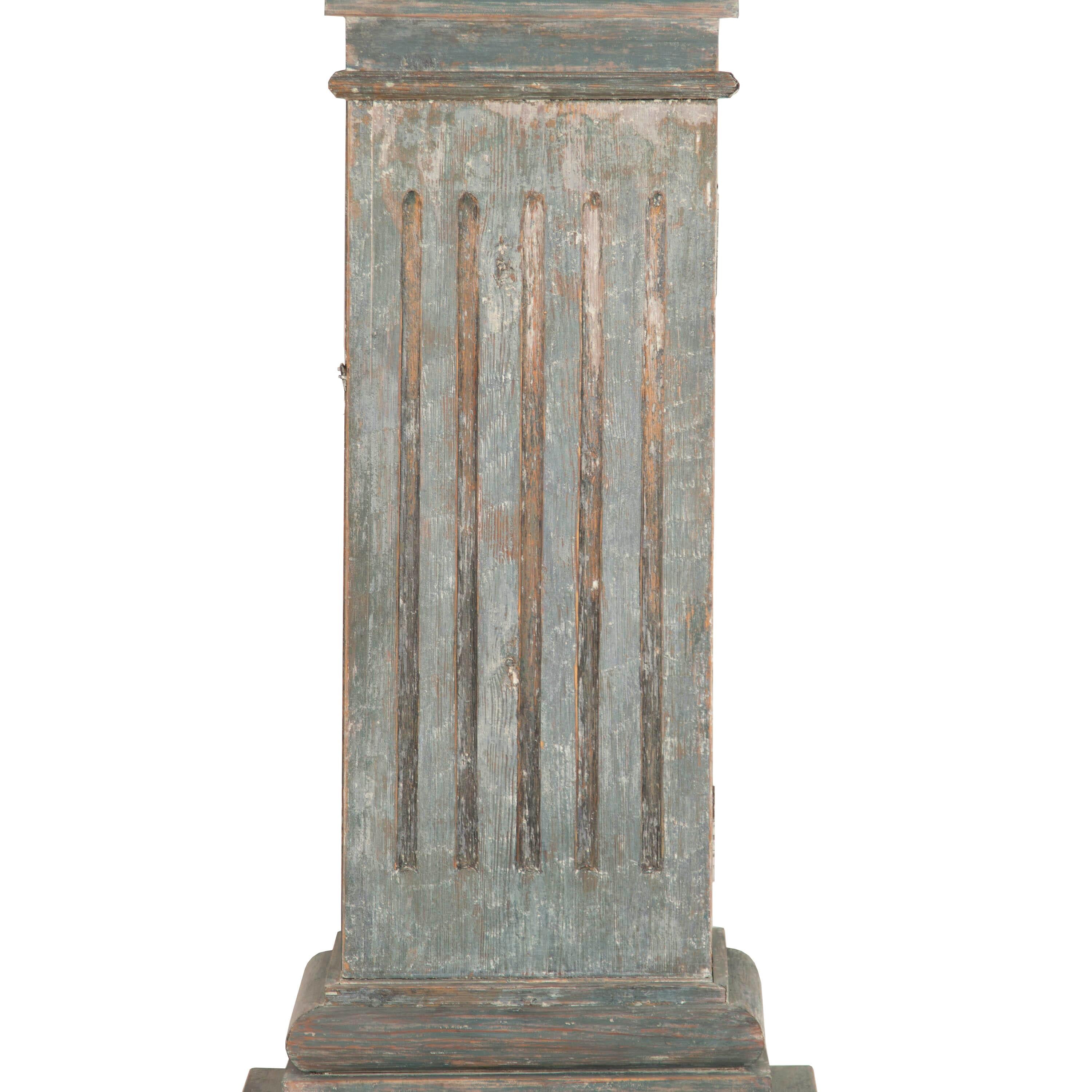 19th Century Gustavian Column Clock