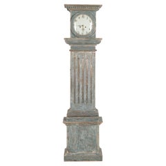 Antique Gustavian Column Clock