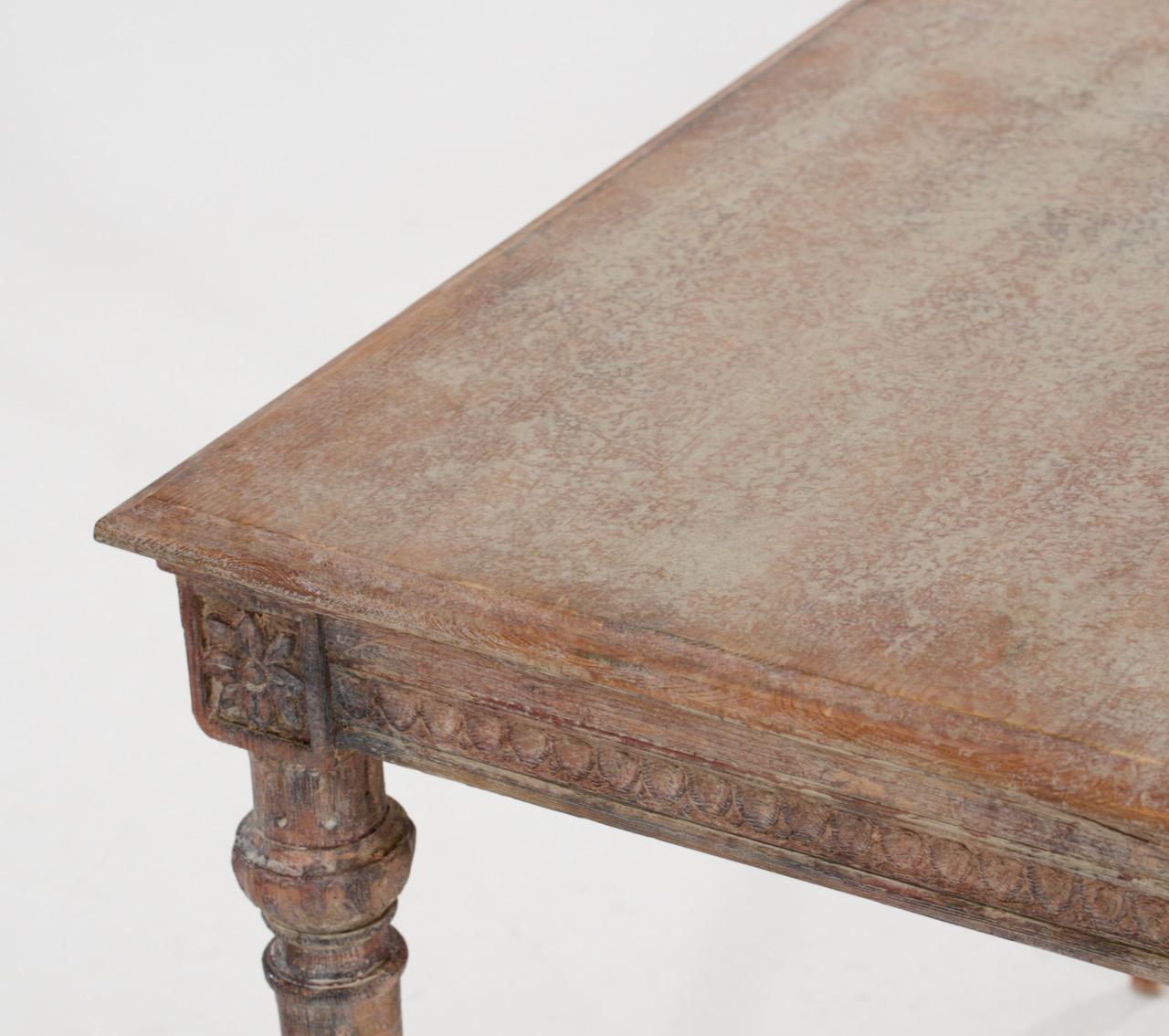 Table console gustavienne, XVIIIe siècle en vente 4