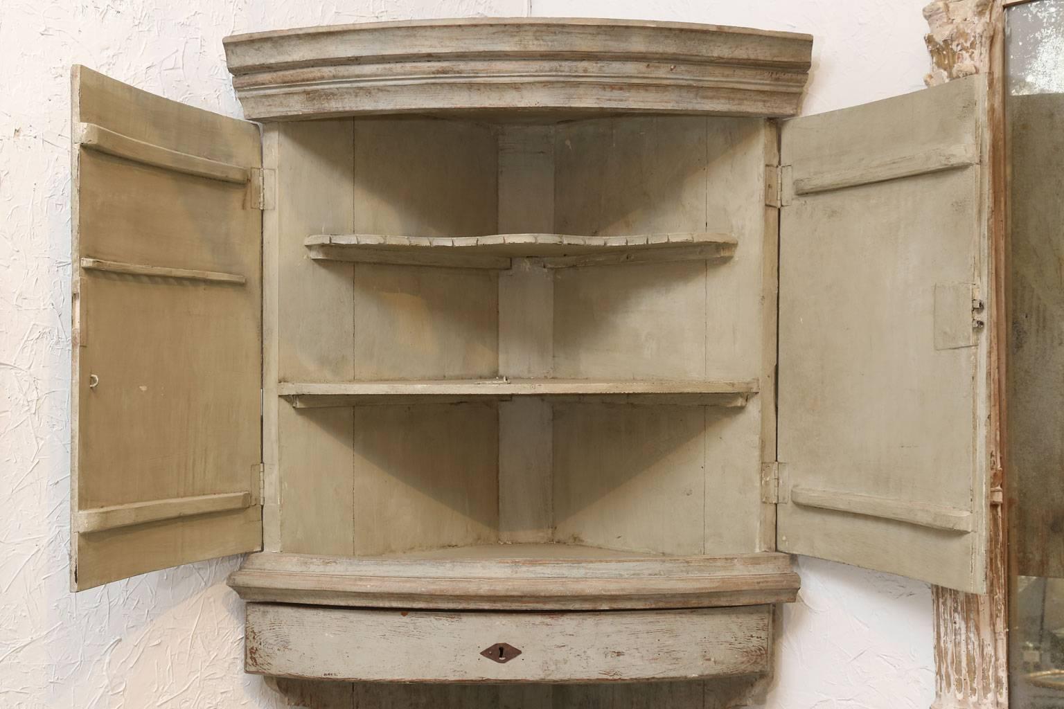 Swedish Gustavian Corner Cabinet