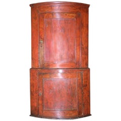 Antique Gustavian Corner Cabinet