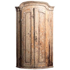 Antique Gustavian Corner Sideboard