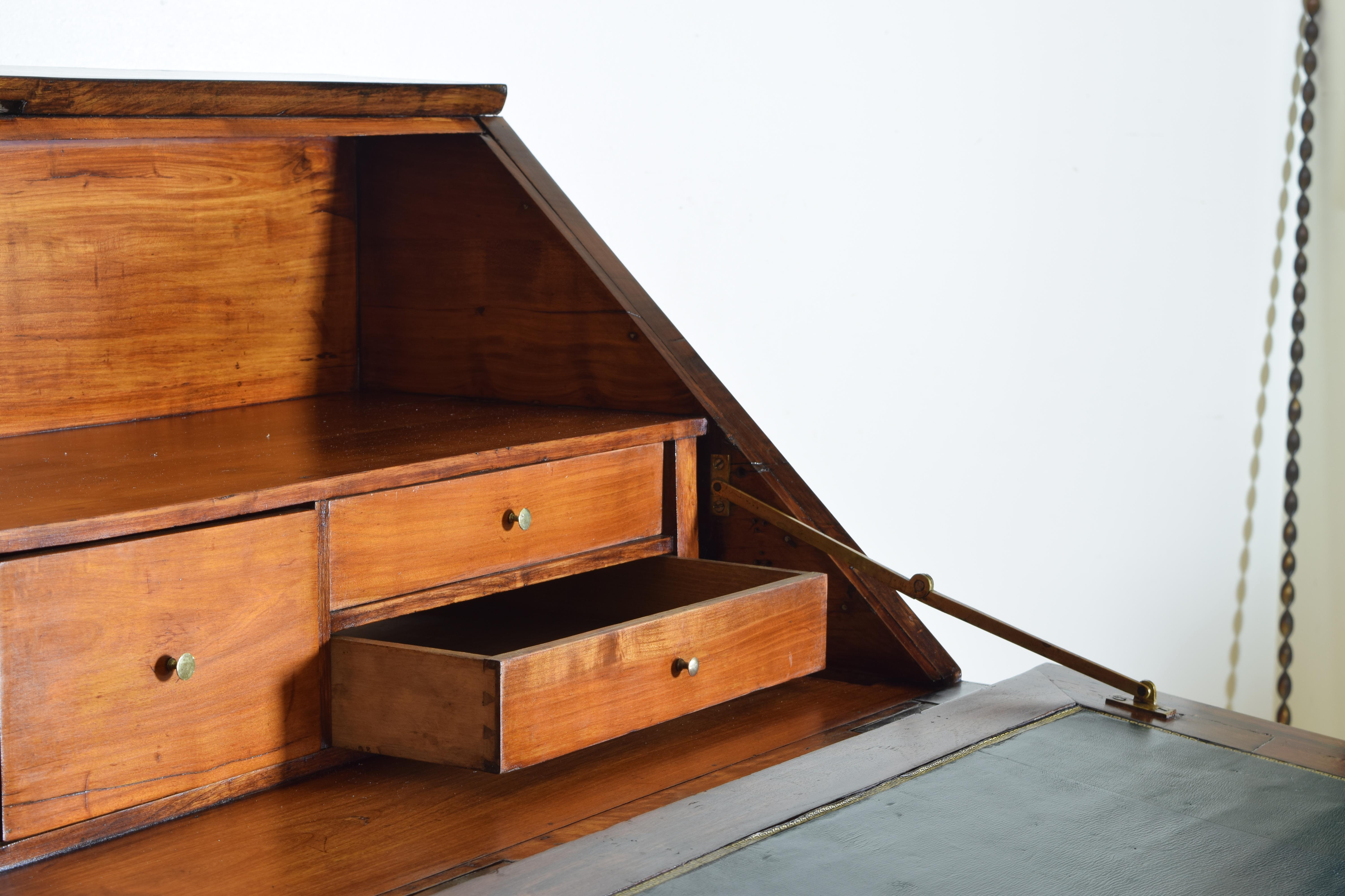 Gustavian Ebonized Cherrywood Slant-Front Desk, 18th Century 4