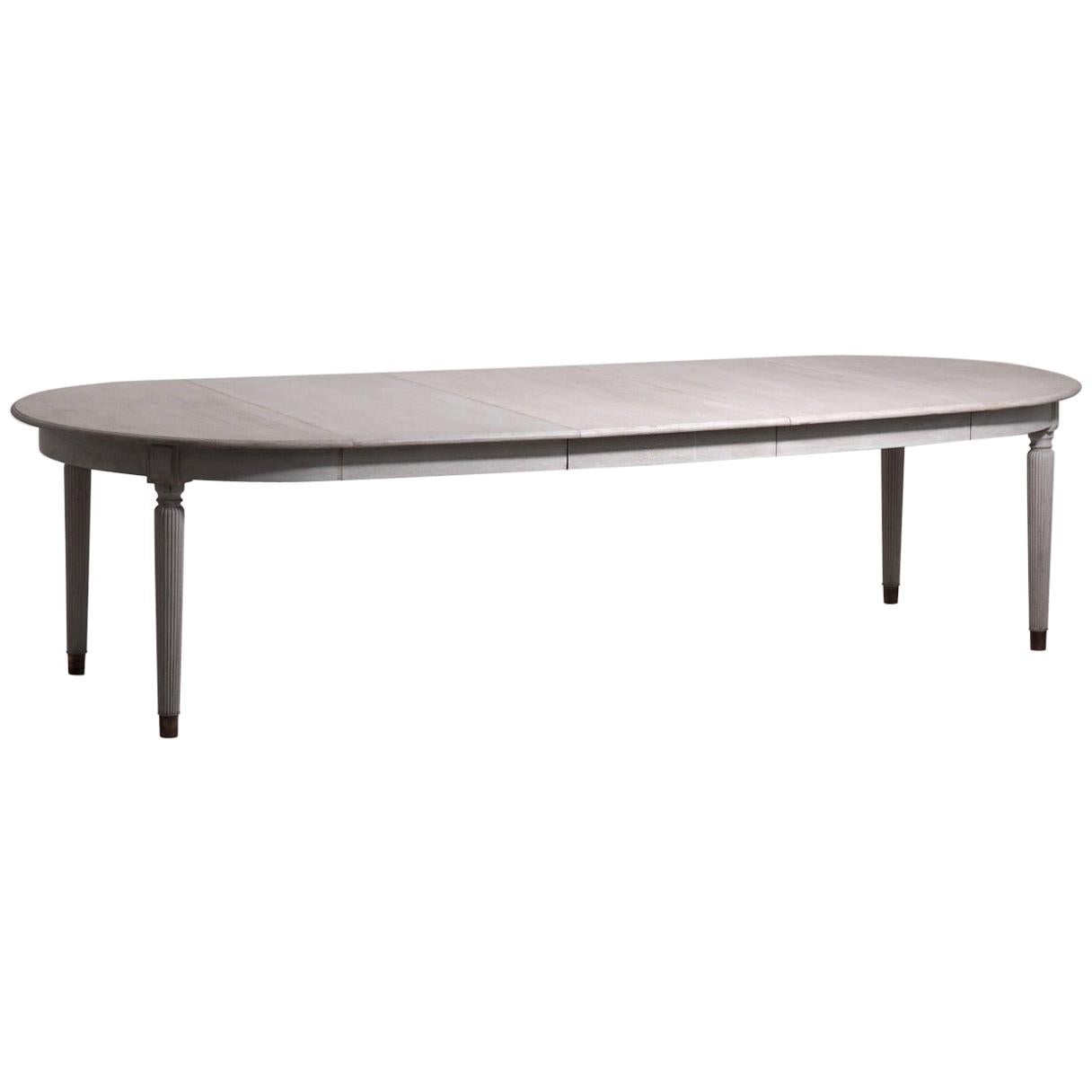 Gustavian Extension Table, 20th Century