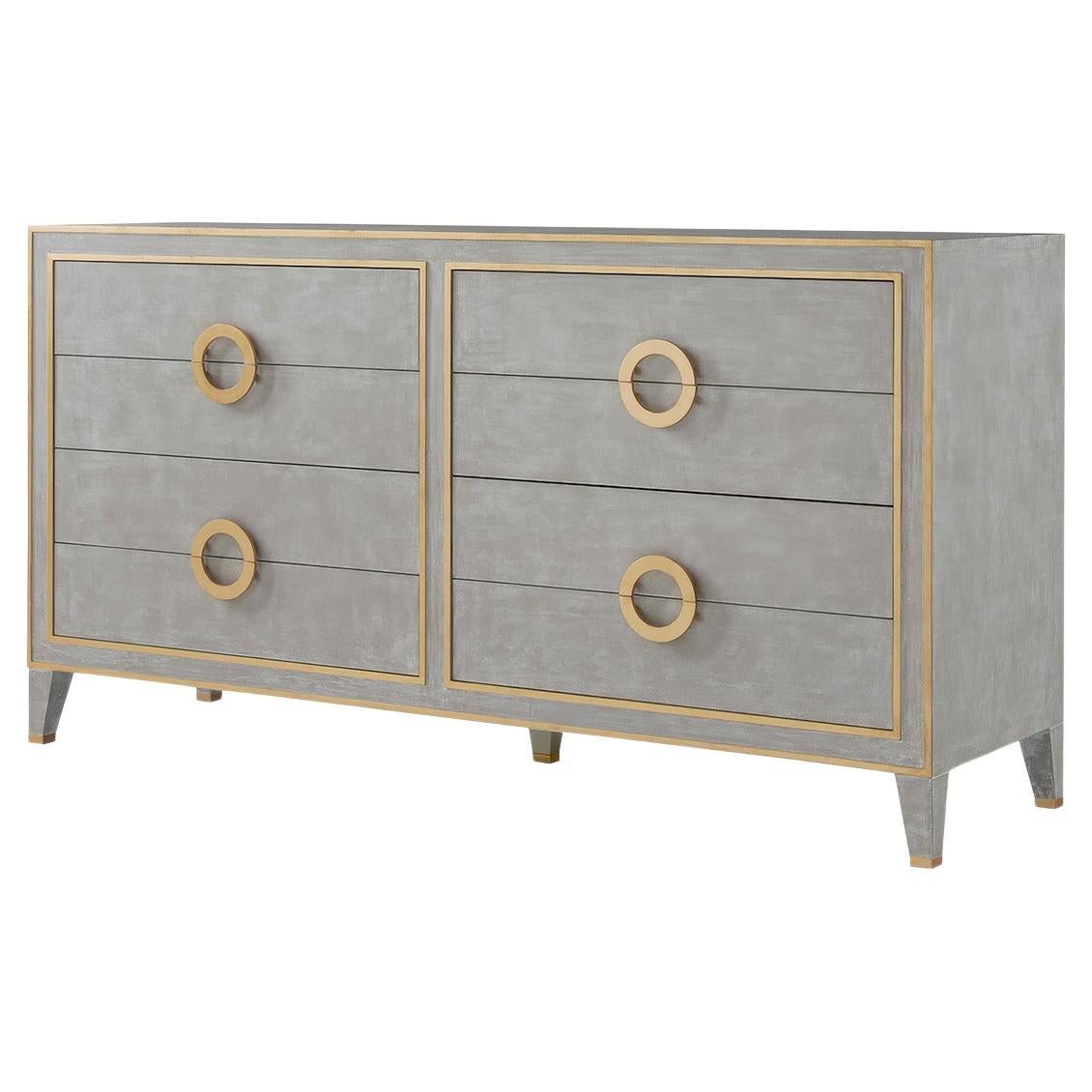Gustavian Grey Painted Dresser