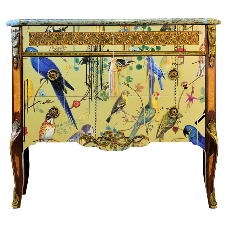 Classic Rococo Style Chests with Gold Christian Lacroix Design and ...