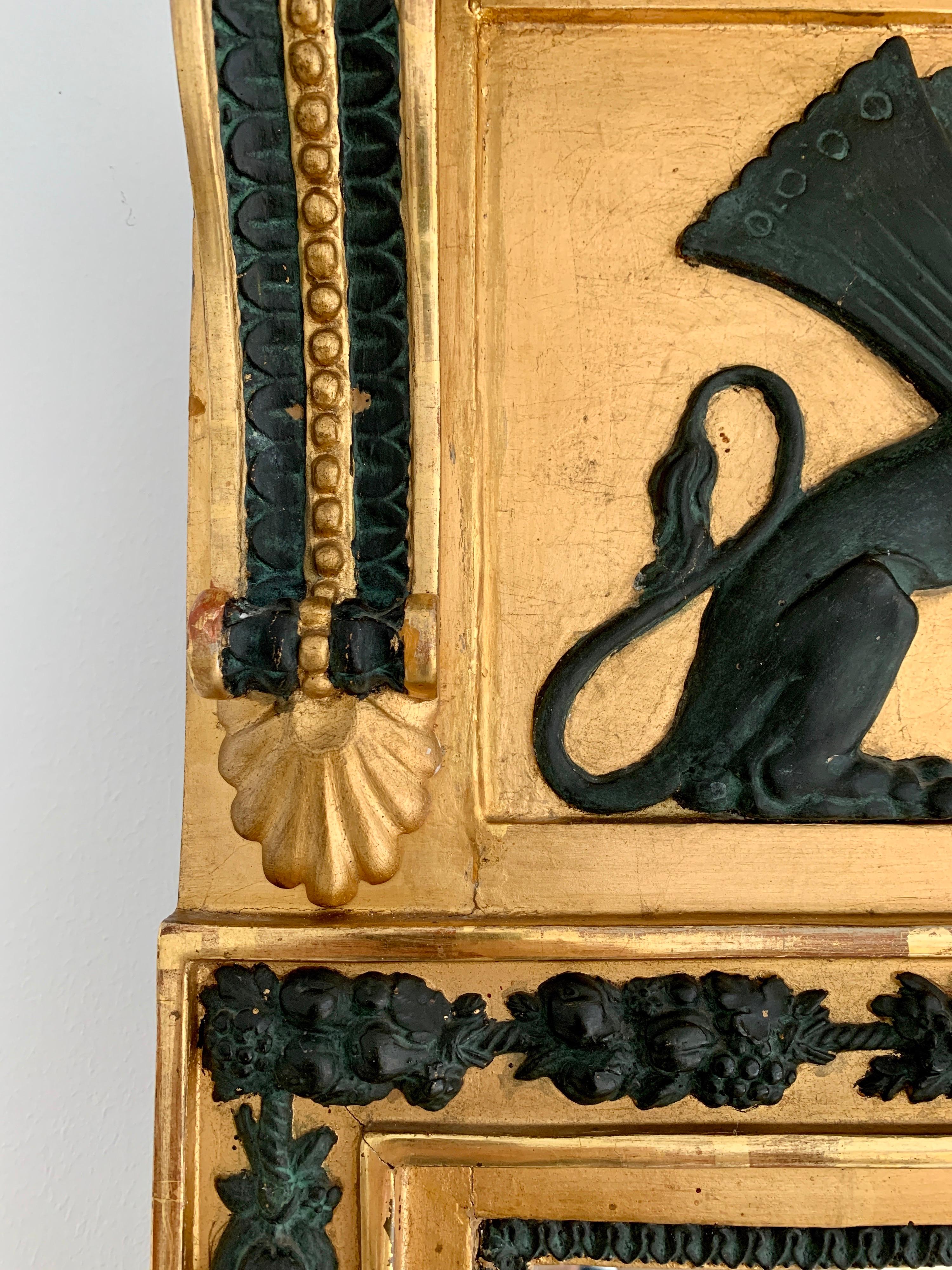 Marbre Table console et miroir de style néoclassique gustavien:: Suède:: début du XIXe siècle en vente