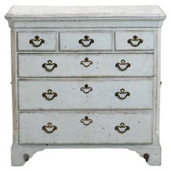 Gustavian Painted Chest of Drawers, 18th Century