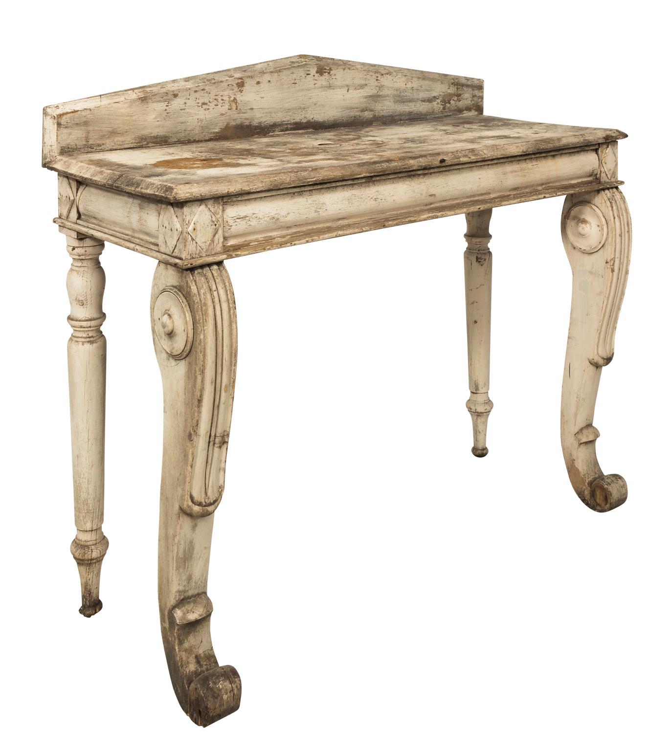 19th Century Gustavian Painted Console
