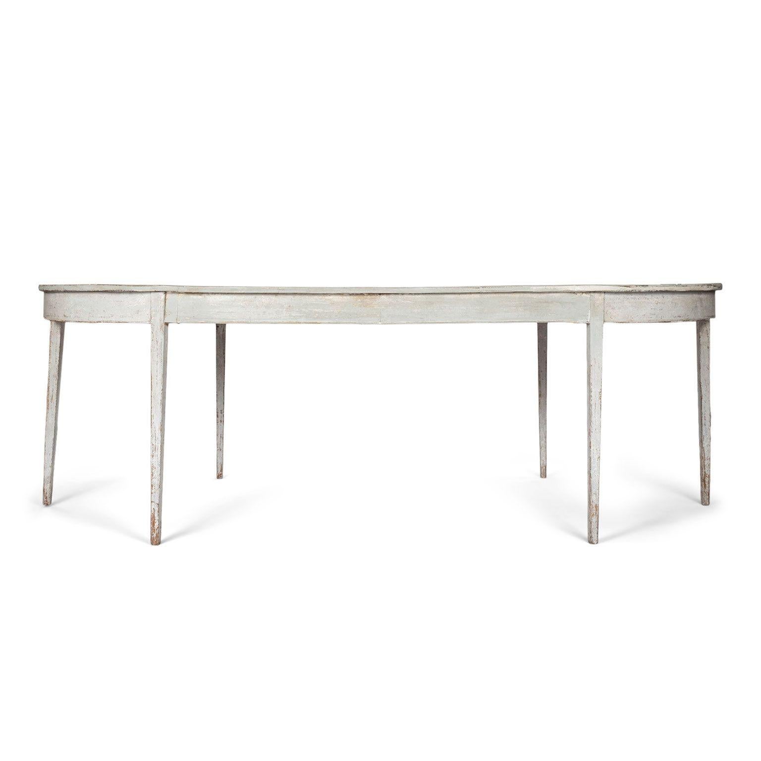 Mesa de Comedor Pintada Gustaviana Circa 1810 en venta 2