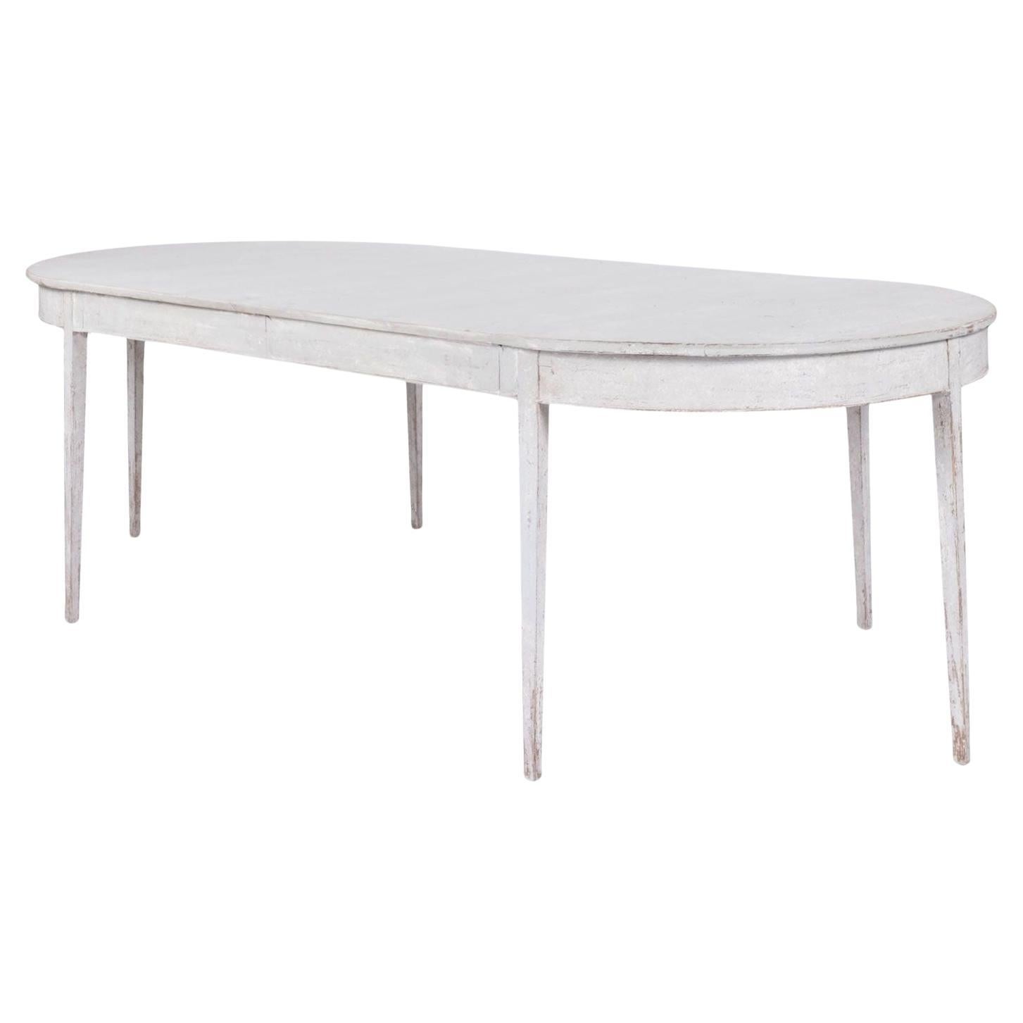 Gustavian Painted Dining Table Circa 1810 For Sale