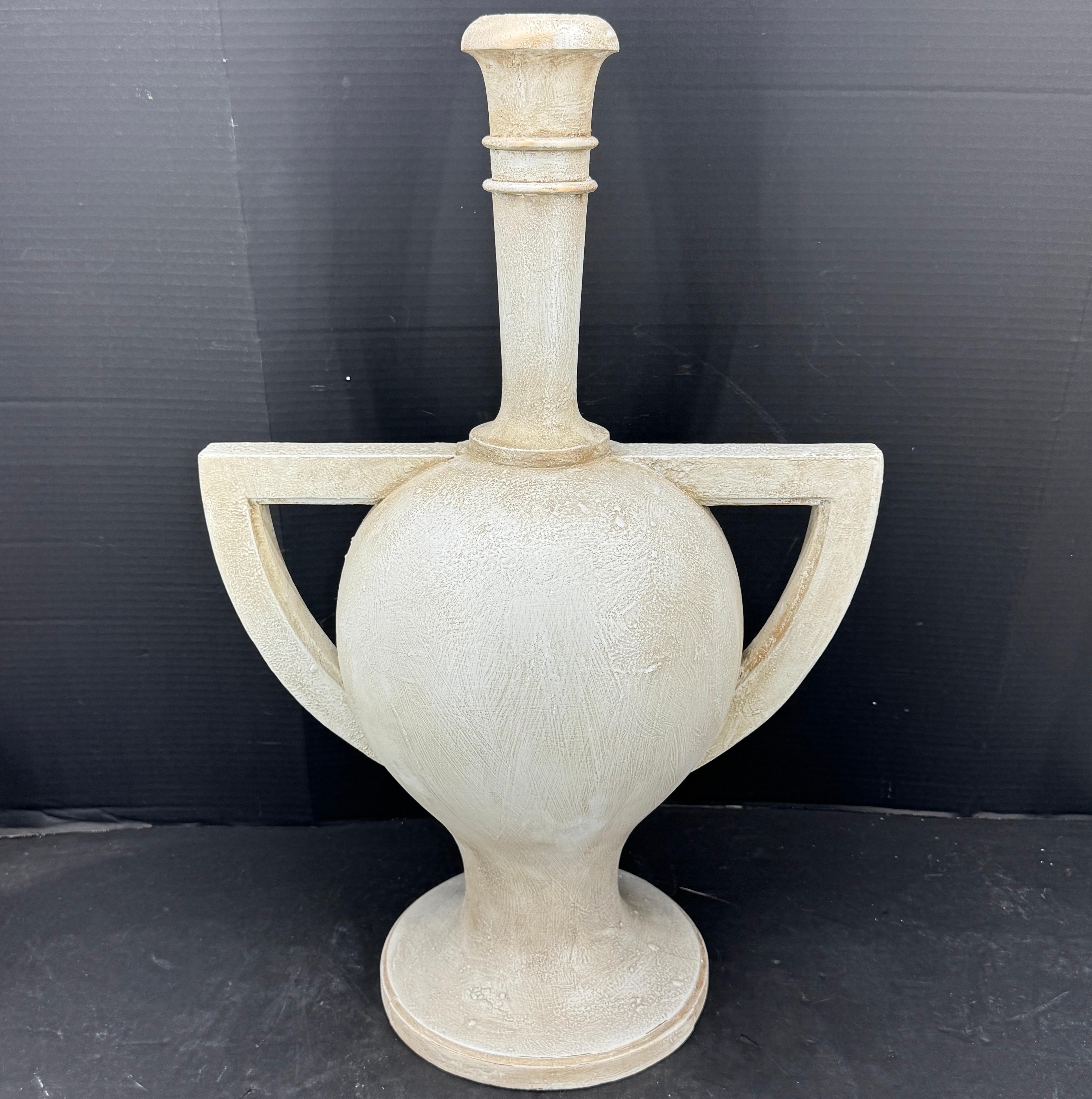 Gustavian Painted Flambeau Flame Urn Sculpture with Finial im Angebot 5
