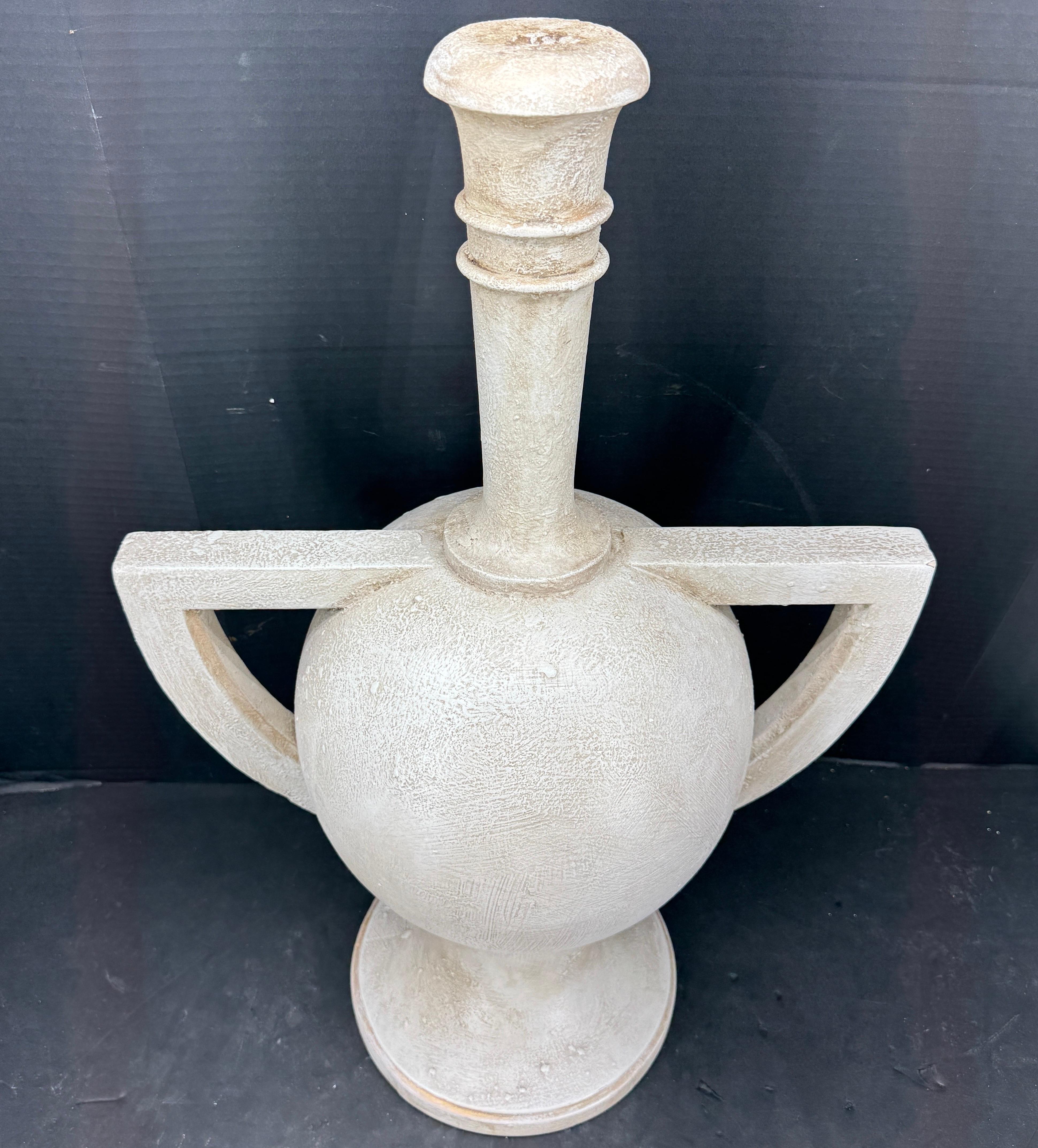 Gustavian Painted Flambeau Flame Urn Sculpture with Finial im Angebot 12