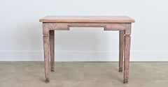 Gustavian Period 18th Century Swedish Painted Center Table