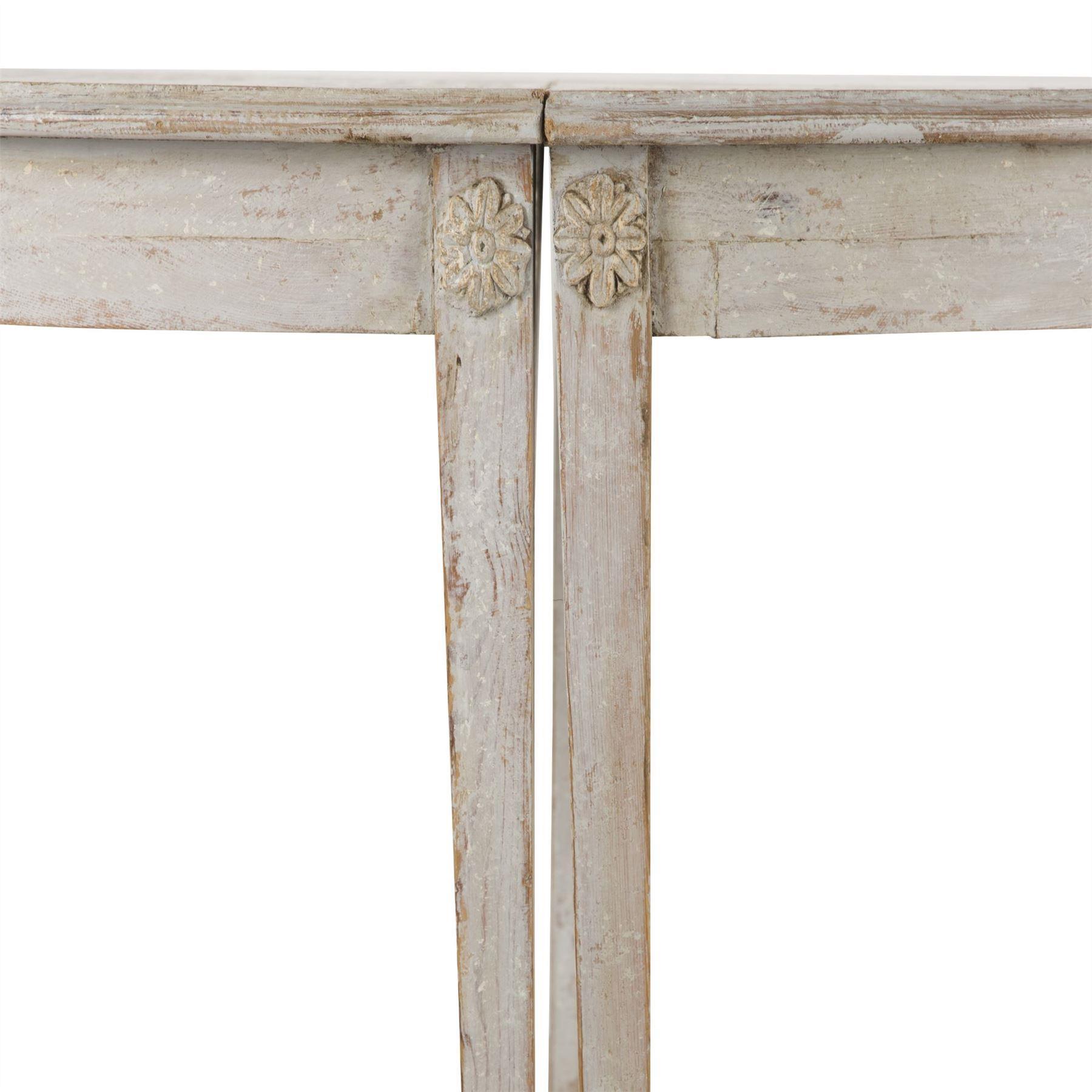 Swedish Gustavian Period Extending Dining Table