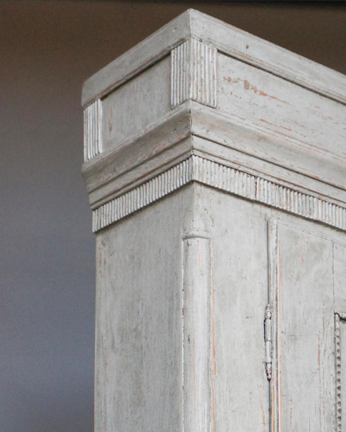 Gustavian Secretary with Carved Detail 3