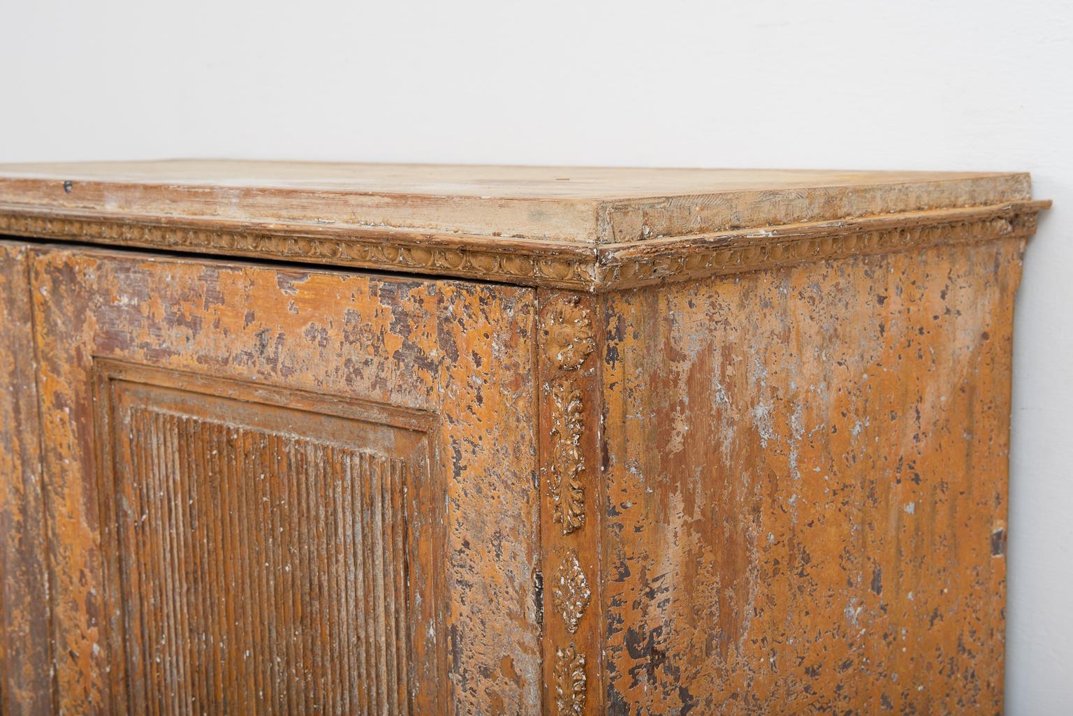 Gustavian Sideboard with Rustic Patina Manufactured, 1790 4