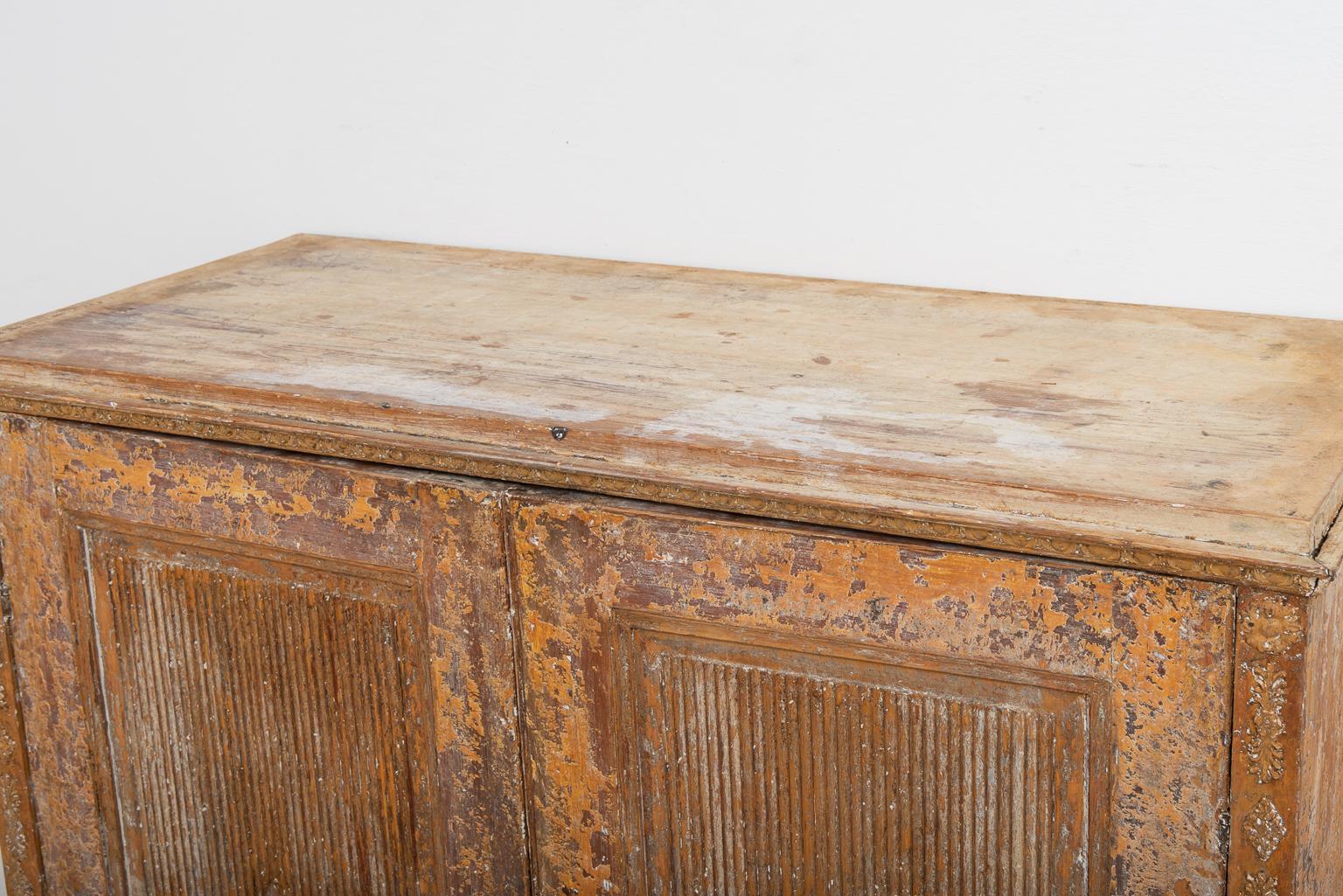 Gustavian Sideboard with Rustic Patina Manufactured, 1790 5