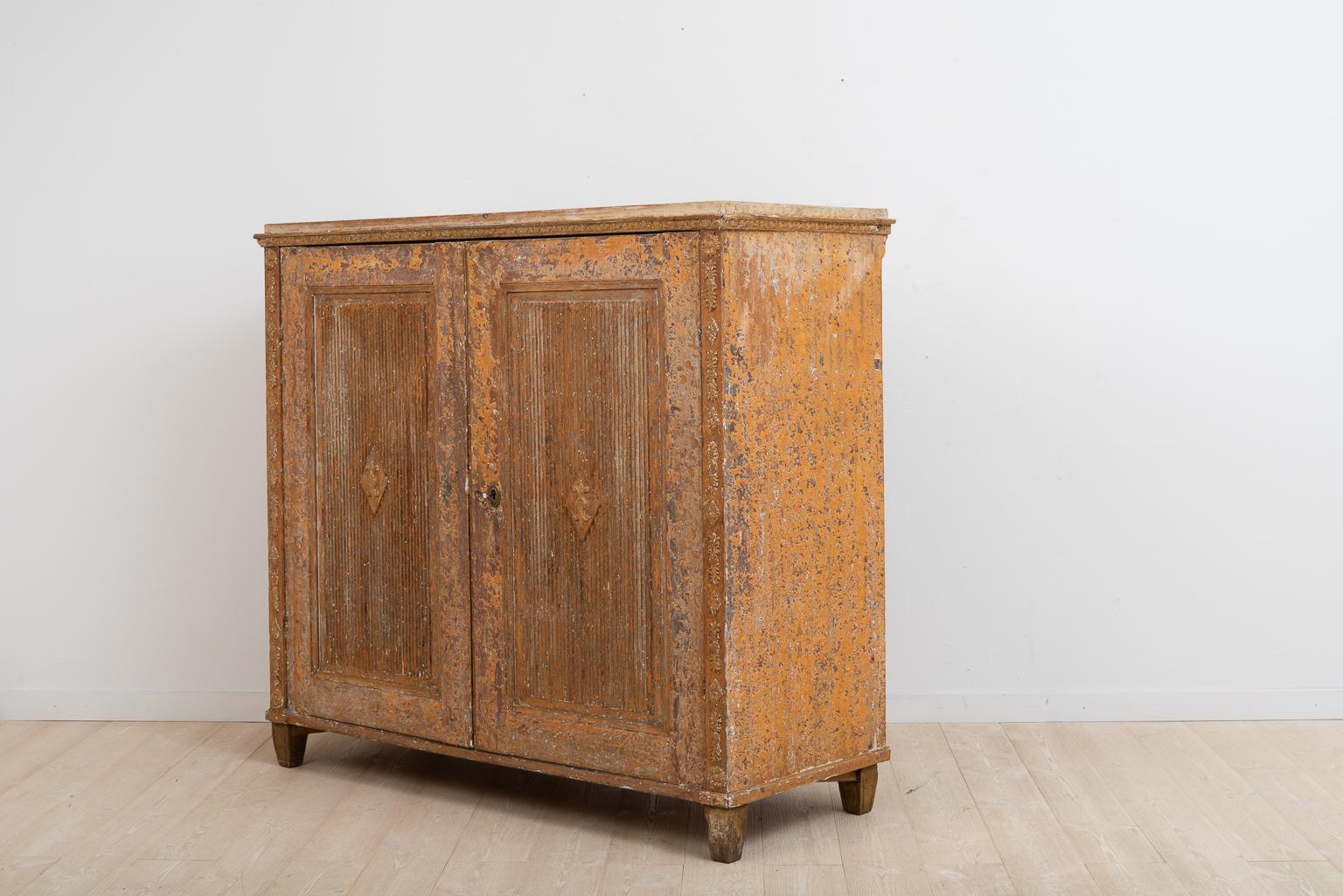 18th Century Gustavian Sideboard with Rustic Patina Manufactured, 1790