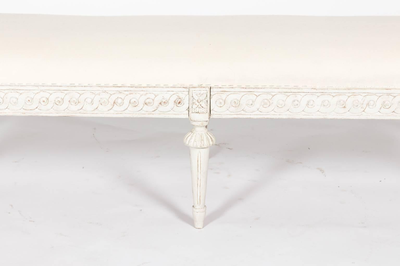 Gustavian Six-Leg Bench 4