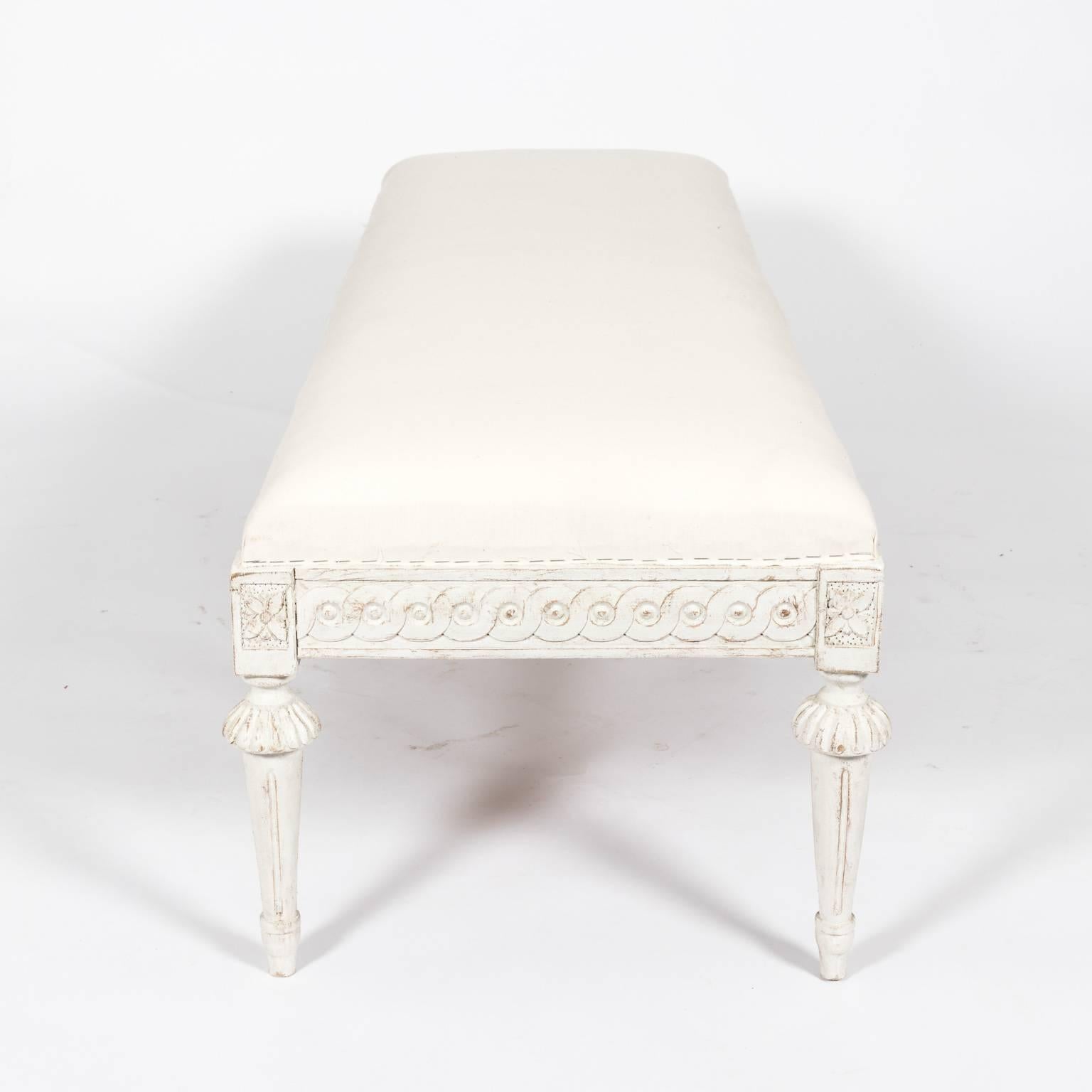 Gustavian Six-Leg Bench 1