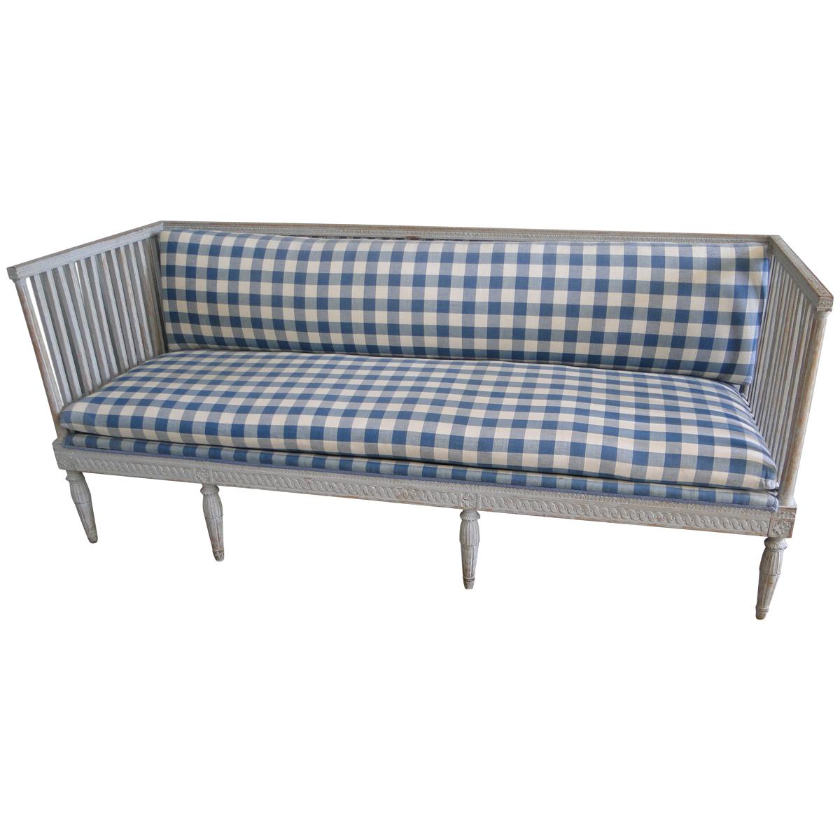 Gustavian Sofa, 19th Century For Sale