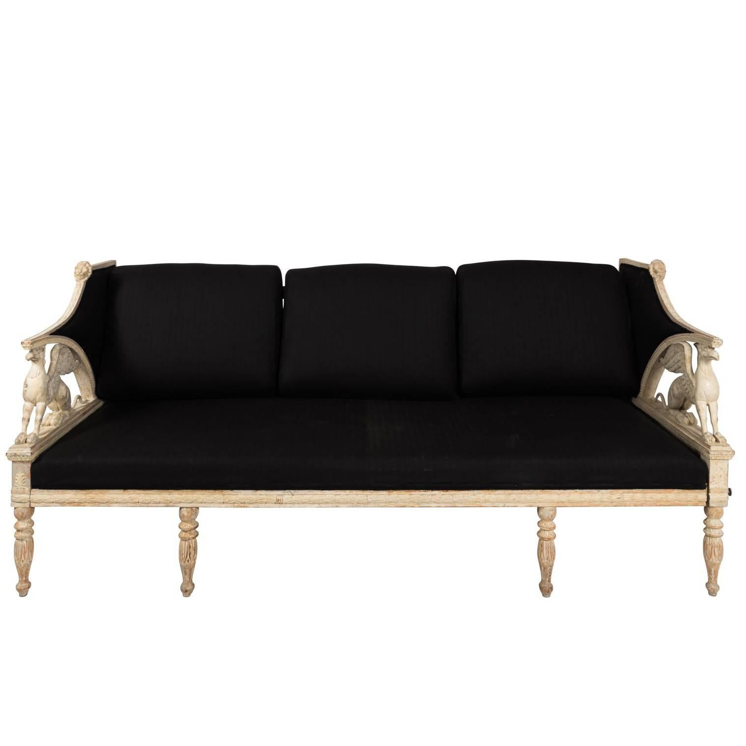 Gustavian Sofa by Ephraim Stahl For Sale