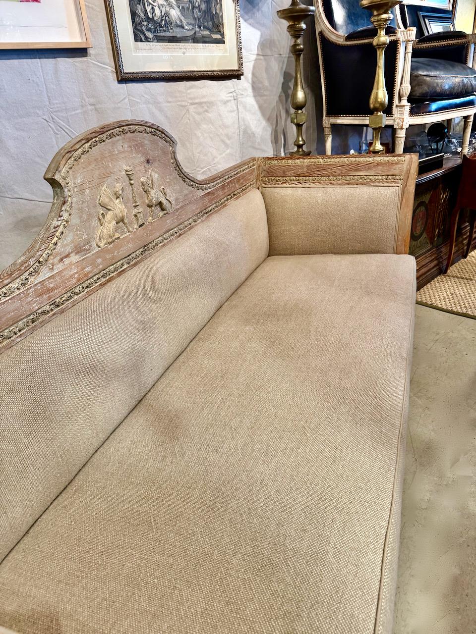 Gustavian Sofa, Early 19th Century For Sale 4